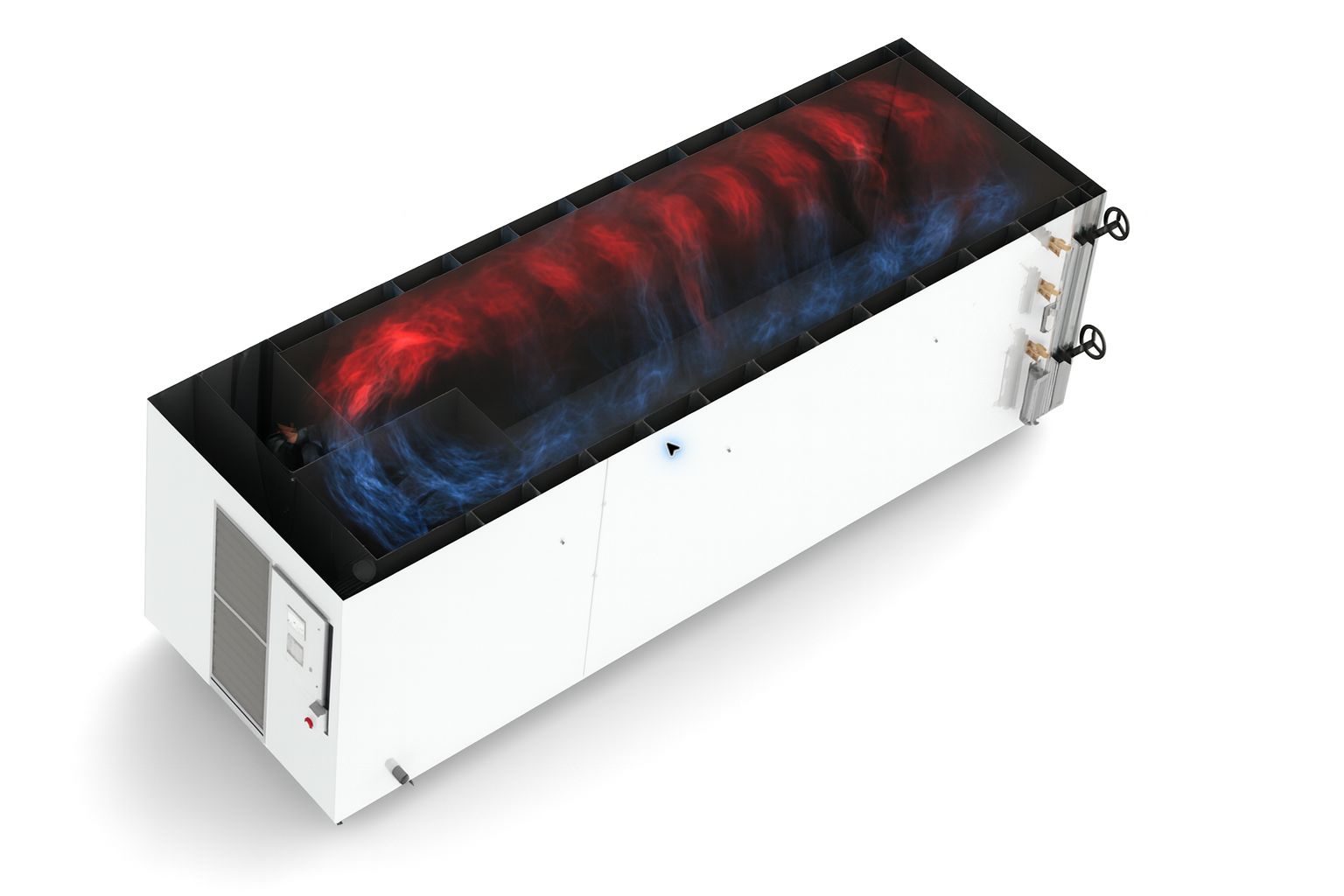 Cutaway rendering of the iDRY Ultra drying chamber